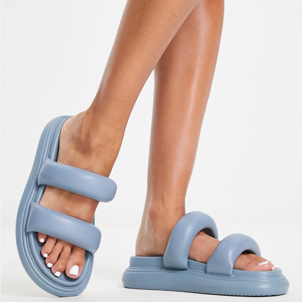 River Island Chunky Double Strap Sandals Brand New
